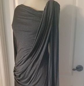 Max Studio Asymetrical Neckline Dress